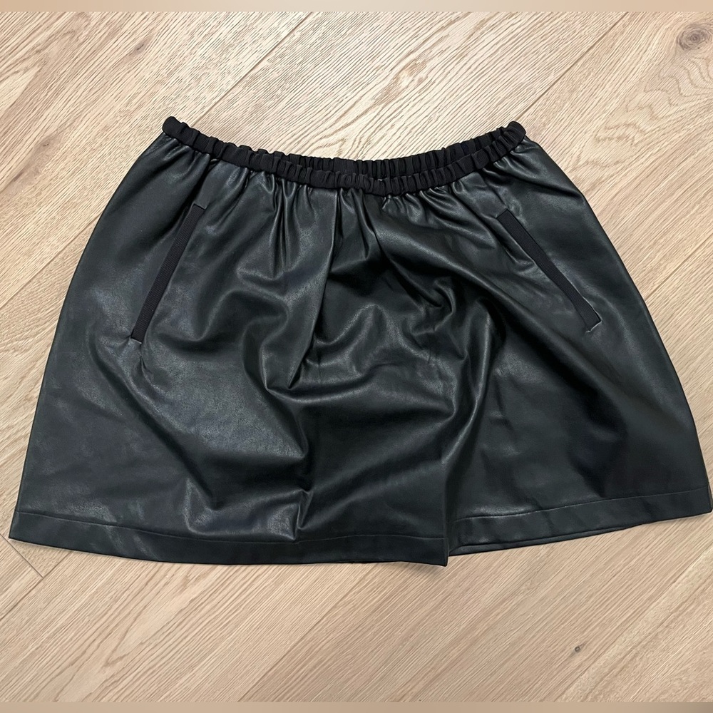 Black Leather Skirt